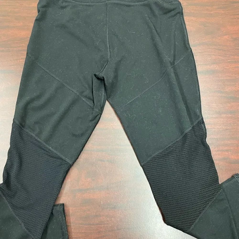 SO Black Leggings with Mesh
